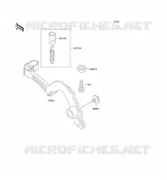 PEDALE DE FREIN pour Kawasaki KX500 1992