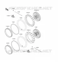 PNEUS pour Kawasaki KX500 1992
