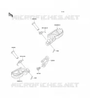 REPOSE PIED pour Kawasaki KX500 1992