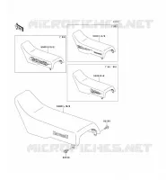 SELLE pour Kawasaki KX500 1992