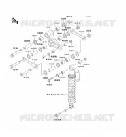 SUSPENSION pour Kawasaki KX500 1992