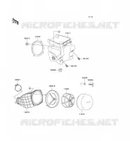 FILTRE A AIR pour Kawasaki KX500 1993