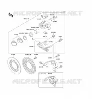 FREIN ARRIERE pour Kawasaki KX500 1993