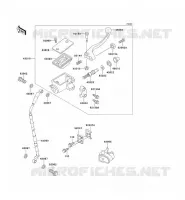 MAITRE CYLINDRE AV pour Kawasaki KX500 1993