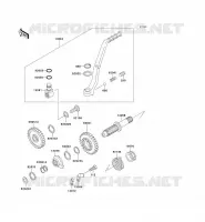 MECANISME DE KICK pour Kawasaki KX500 1993