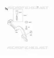 PEDALE DE FREIN pour Kawasaki KX500 1993