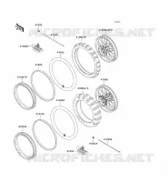 PNEUS pour Kawasaki KX500 1993