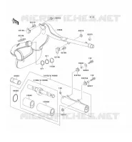 &Eacute;CHAPPEMENT pour Kawasaki KX500 1994