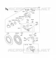 FREIN ARRIERE pour Kawasaki KX500 1994