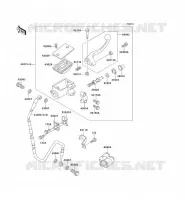 MAITRE CYLINDRE AV pour Kawasaki KX500 1994