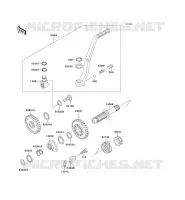 MECANISME DE KICK pour Kawasaki KX500 1994