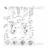 RADIATEUR pour Kawasaki KX500 1994