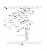 SUSPENSION ARRI&Egrave;RE pour Kawasaki KX500 1994