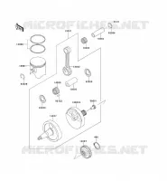 VILEBREQUIN/PISTON pour Kawasaki KX500 1994