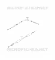 CABLES pour Kawasaki KX500 1995