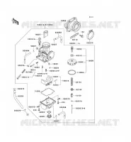 CARBURATEUR pour Kawasaki KX500 1995