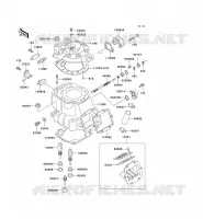 CULASSE/CYLINDRE pour Kawasaki KX500 1995