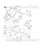 &Eacute;CHAPPEMENT pour Kawasaki KX500 1995