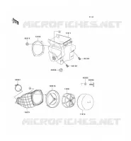 FILTRE A AIR pour Kawasaki KX500 1995