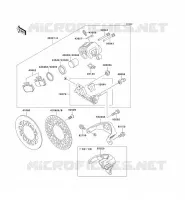 FREIN ARRIERE pour Kawasaki KX500 1995
