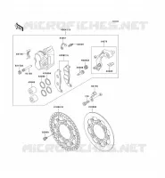 FREIN AVANT pour Kawasaki KX500 1995