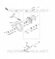 MOYEU ARRIERE pour Kawasaki KX500 1995