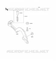 PEDALE DE FREIN pour Kawasaki KX500 1995