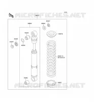 AMORTISSEUR pour Kawasaki KX60 1998