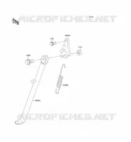 BEQUILLES pour Kawasaki KX60 1998