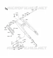 BRAS OSCILLANT pour Kawasaki KX60 1998