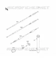 CABLES pour Kawasaki KX60 1998