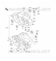 CARTER MOTEUR(S) pour Kawasaki KX60 1998