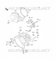 COUVERCLES MOTEUR pour Kawasaki KX60 1998