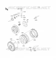 EMBRAYAGE pour Kawasaki KX60 1998
