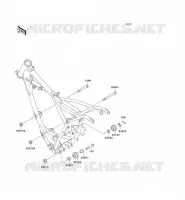 PIECE DE CADRE (COUVERTURE) pour Kawasaki KX60 1998