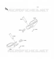 REPOSE PIED pour Kawasaki KX60 1998
