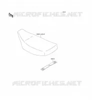 SELLE pour Kawasaki KX60 1998