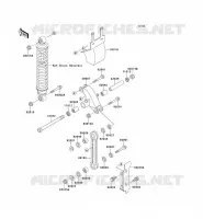 SUSPENSION ARRI&Egrave;RE pour Kawasaki KX60 1998