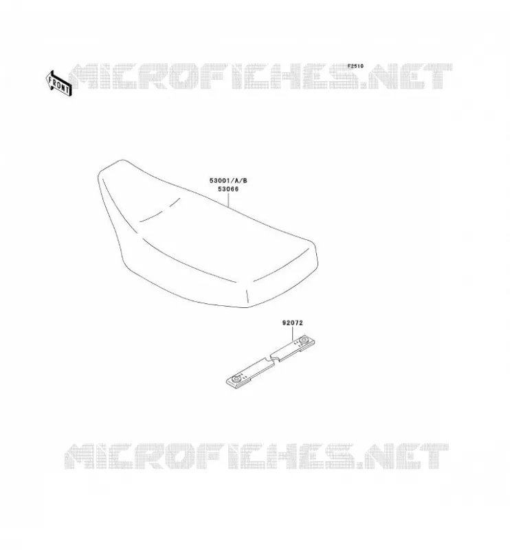 SELLE Kawasaki TOUT-TERRAIN 60 2000 KX60  KX60-B16