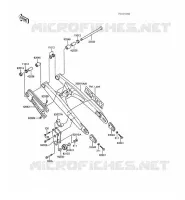 BRAS OSCILLANT pour Kawasaki KX60 1986