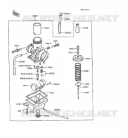CARBURATEUR pour Kawasaki KX60 1986
