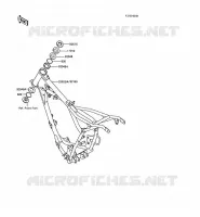 CH&Acirc;SSIS pour Kawasaki KX60 1986