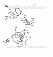 COUVERCLES MOTEUR pour Kawasaki KX60 1986