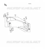 &Eacute;CHAPPEMENT pour Kawasaki KX60 1986