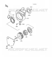 FILTRE A AIR pour Kawasaki KX60 1986