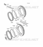 PNEUS pour Kawasaki KX60 1986