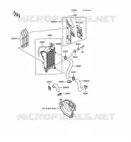 RADIATEUR pour Kawasaki KX60 1986