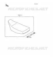 SELLE pour Kawasaki KX60 1986
