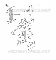 SUSPENSION pour Kawasaki KX60 1986