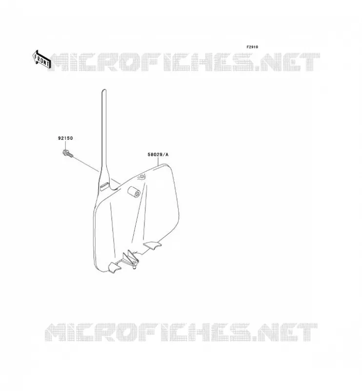 ACCESSOIRE Kawasaki TOUT-TERRAIN 65 2001 KX65  KX65-A2